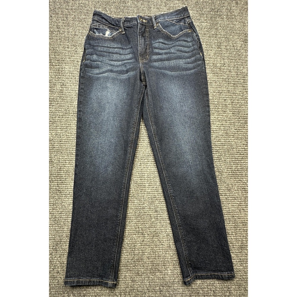 Sofia Jeans By Sofia Vergara Adora Curvy Jeans Womens 8 Dark Blue Mid Rise 28x26